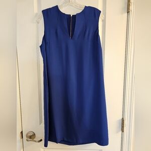 Elegant Blue Sleeveless Dress